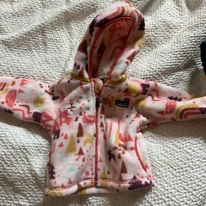Patagonia Yellowstone Club 3-6 month Hooded Fleece Jacket